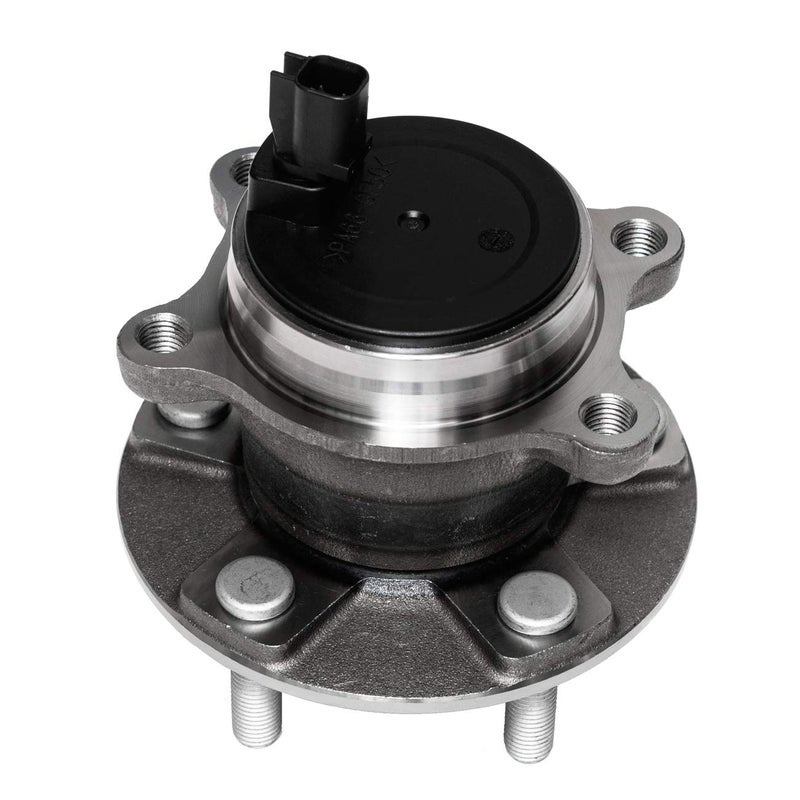 TUCAREST 512466 Rear Wheel Bearing and Hub Assembly Compatible with 2012-2015 2016-2018 Fo-rd Focus (Without Active Park Assist) [5 Stud Hub W/ABS] - Image 1